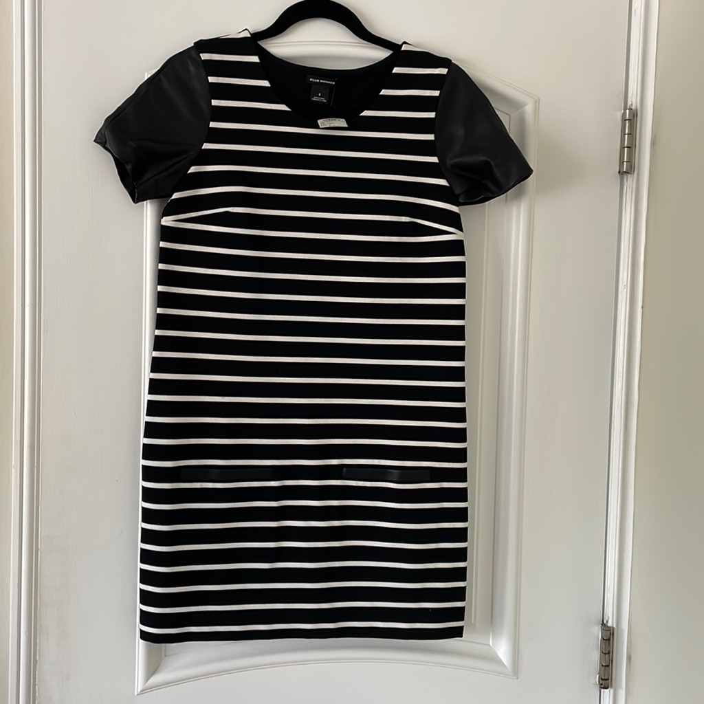 Brand New Striped Club Monaco Dress